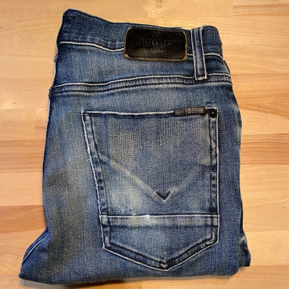 HUDSON JEANS Axl Skinny Fit Jeans Battery
